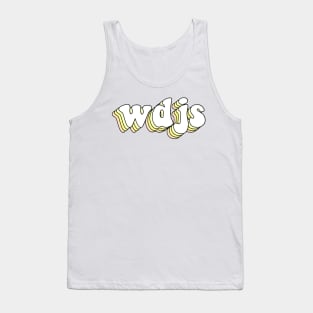 what does jesus say (yellow) Tank Top